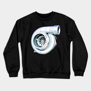 Turbocharger Cartoon Crewneck Sweatshirt